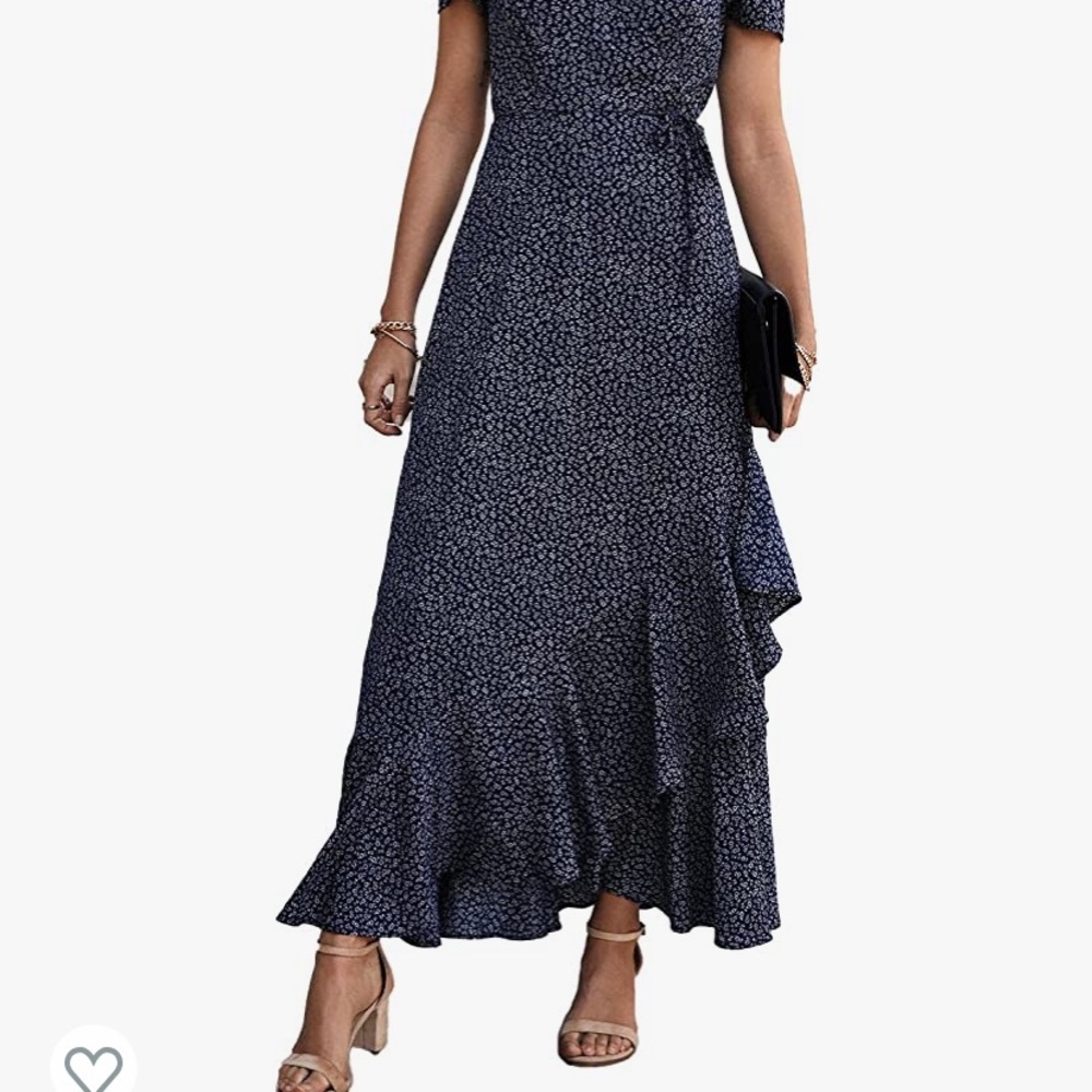 Spring Garden Wrap Dress